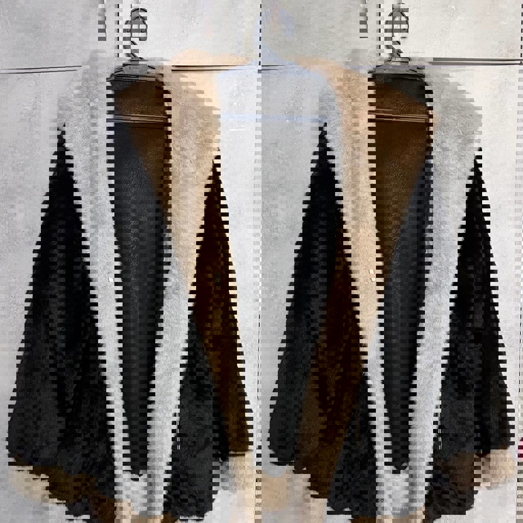 Шуба из эко-меха