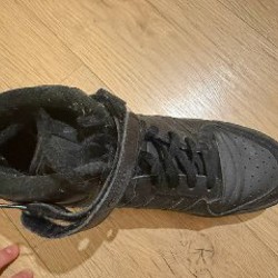 Кроссовки Adidas Forum mid Triple Black - фото 2