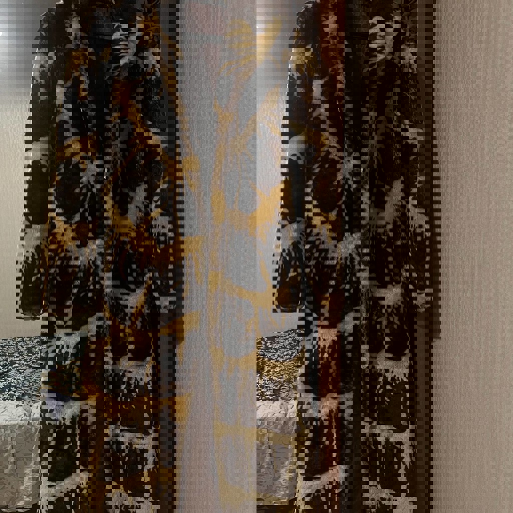 Винтажная шуба из мутона