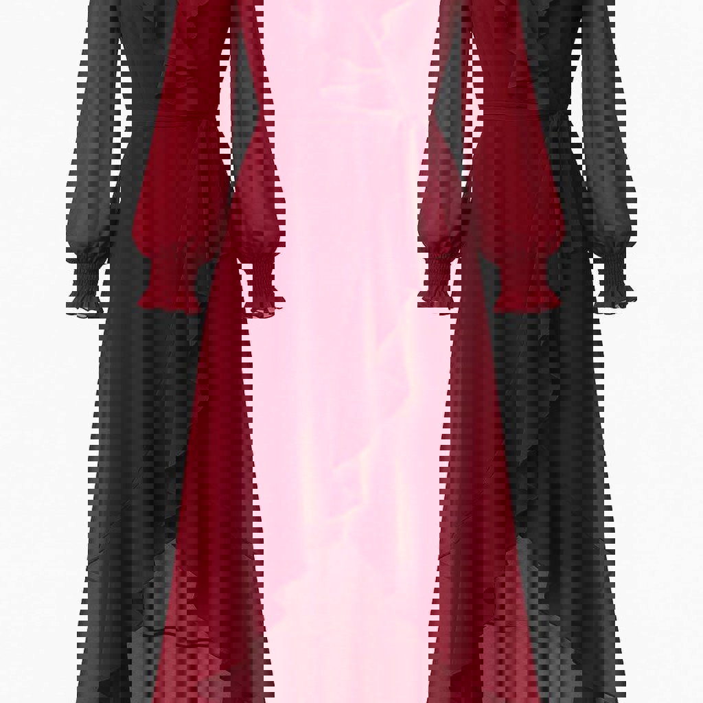 Платье красное