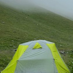Походная палатка зеленого цвета - фото 5