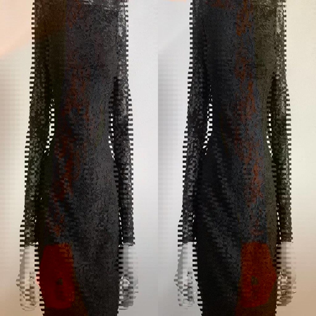 Синее платье