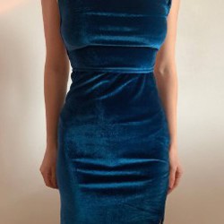 Синее платье - фото 2