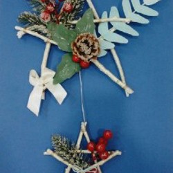 Новогодняя звезда белая - фото 1