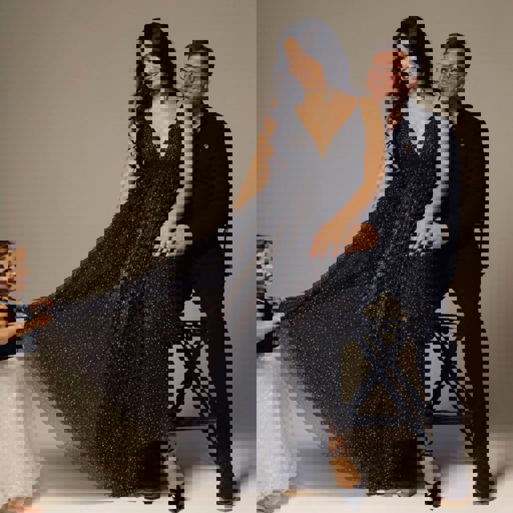 Платье со стразами