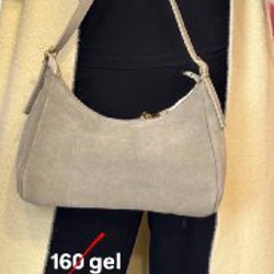 Сумка из натуральной кожи и замши - фото 2