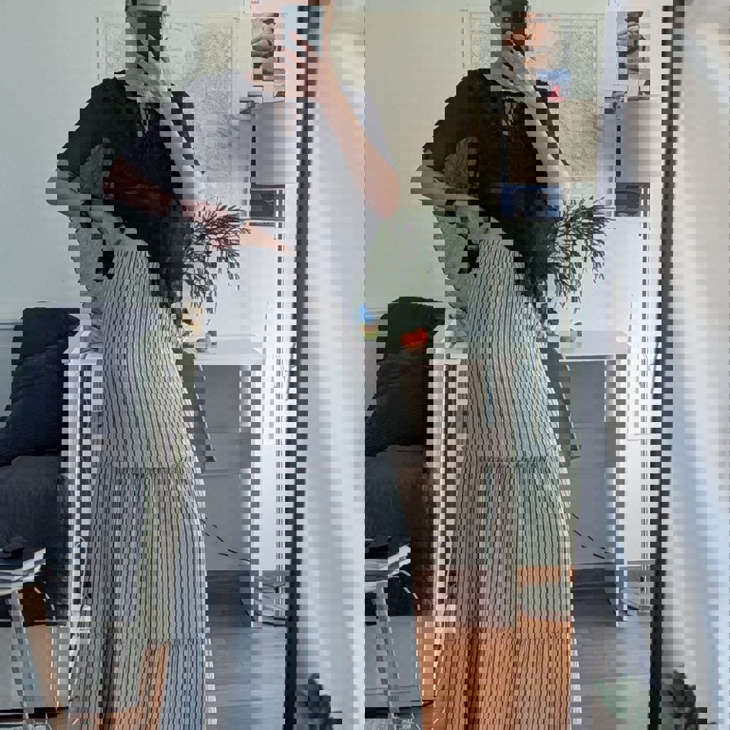 Юбка в пол на резинке