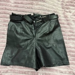 Шорты кожаные - фото 3