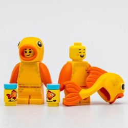 ЛЕГО коллекционная фигурка Рыба - фото 3