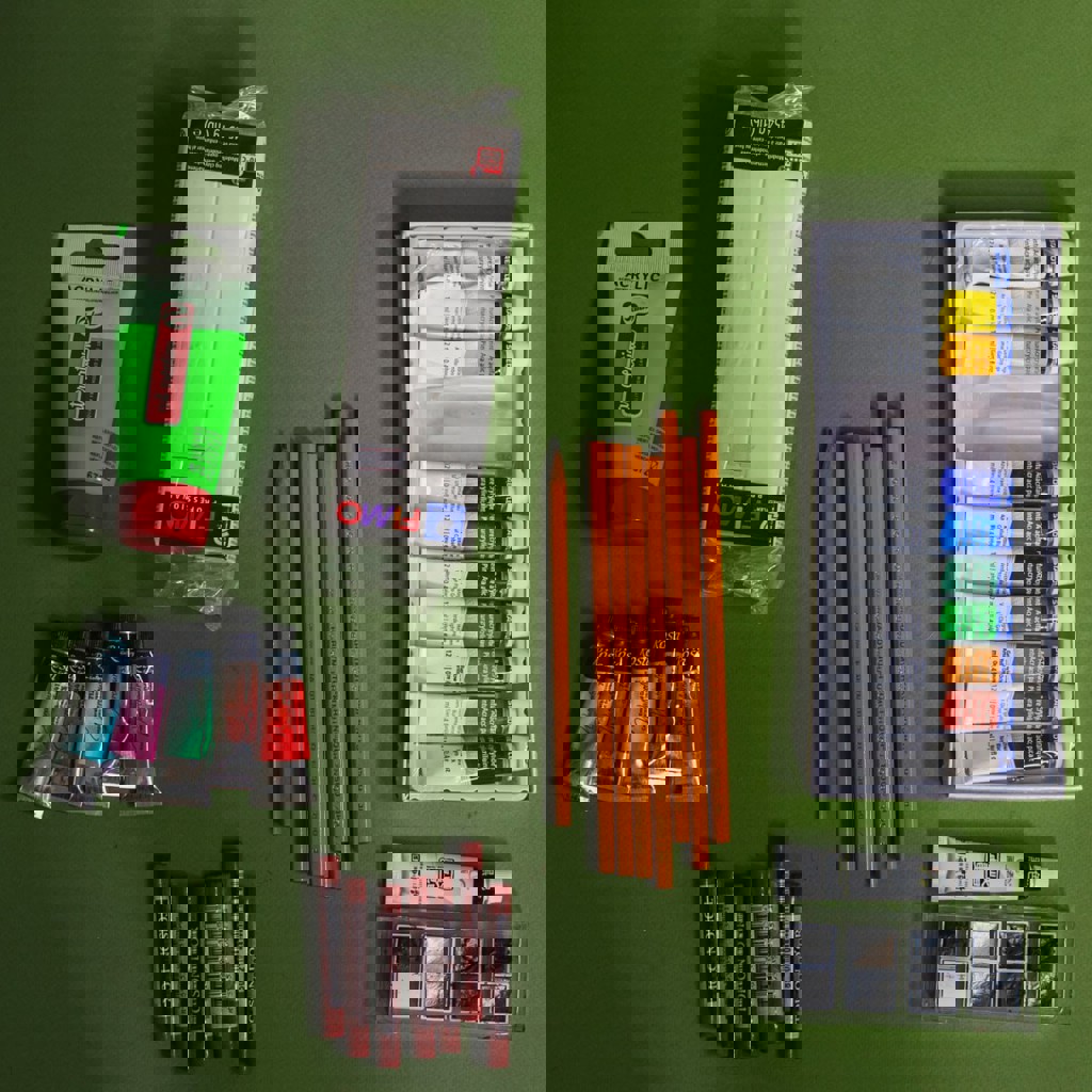 Салатово-зелёный акрил