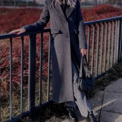 Утепленная косуха-пальто - фото 1