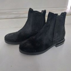 Замшевые ботинки - фото 2