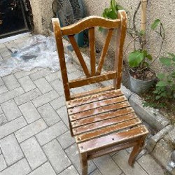 Стул коричневый - фото 3