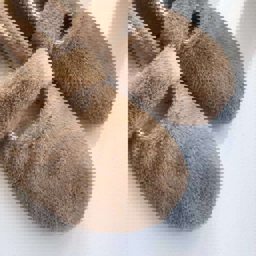 Балетки меховые