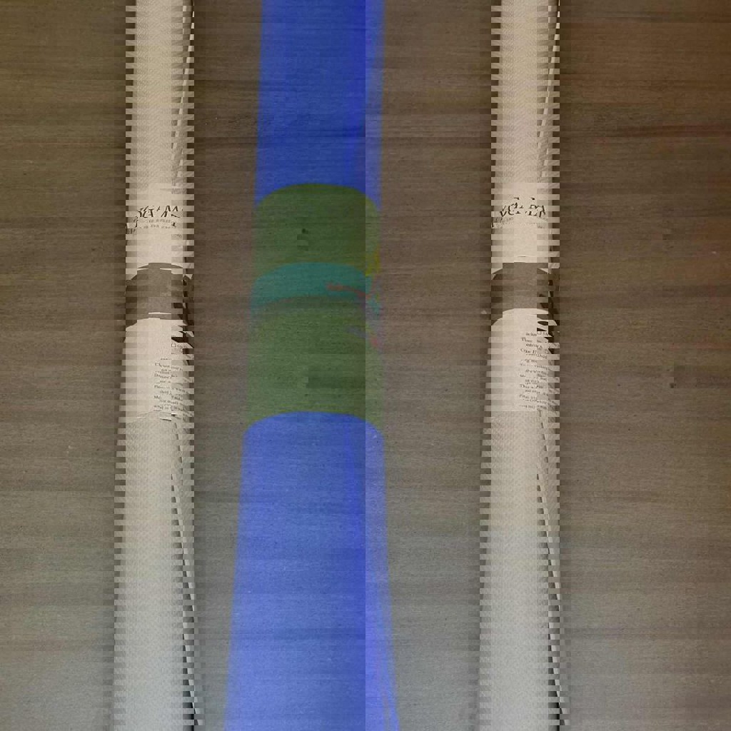 Противоскользящий спортивный коврик для фитнеса