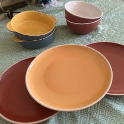 Тарелка коричневая - фото 2