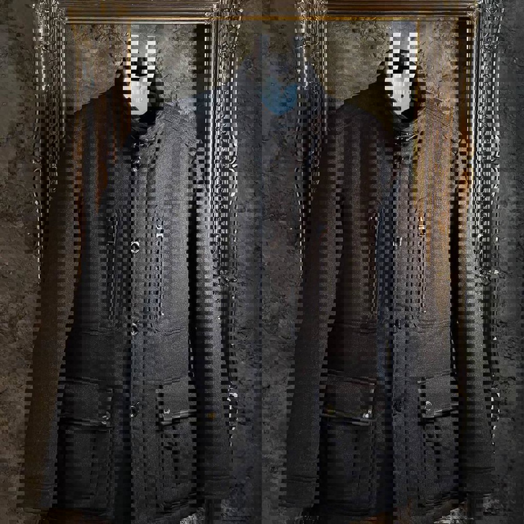 Утеплённая шерстяная куртка HUGO BOSS