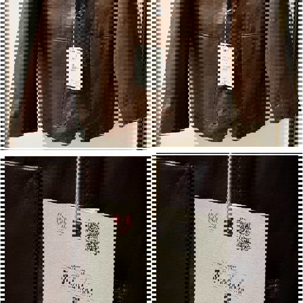 Кожаная куртка Zara