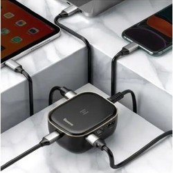 Адаптер Baseus Adaptor AC Multifunctional Charger 7-in-1 - фото 3