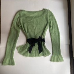 Винтажный свитер с поясом - фото 3