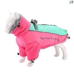 Коричневая теплая попона на собаку - фото 2