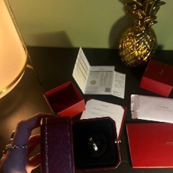 Кольцо Cartier Love Solitaire - фото 3