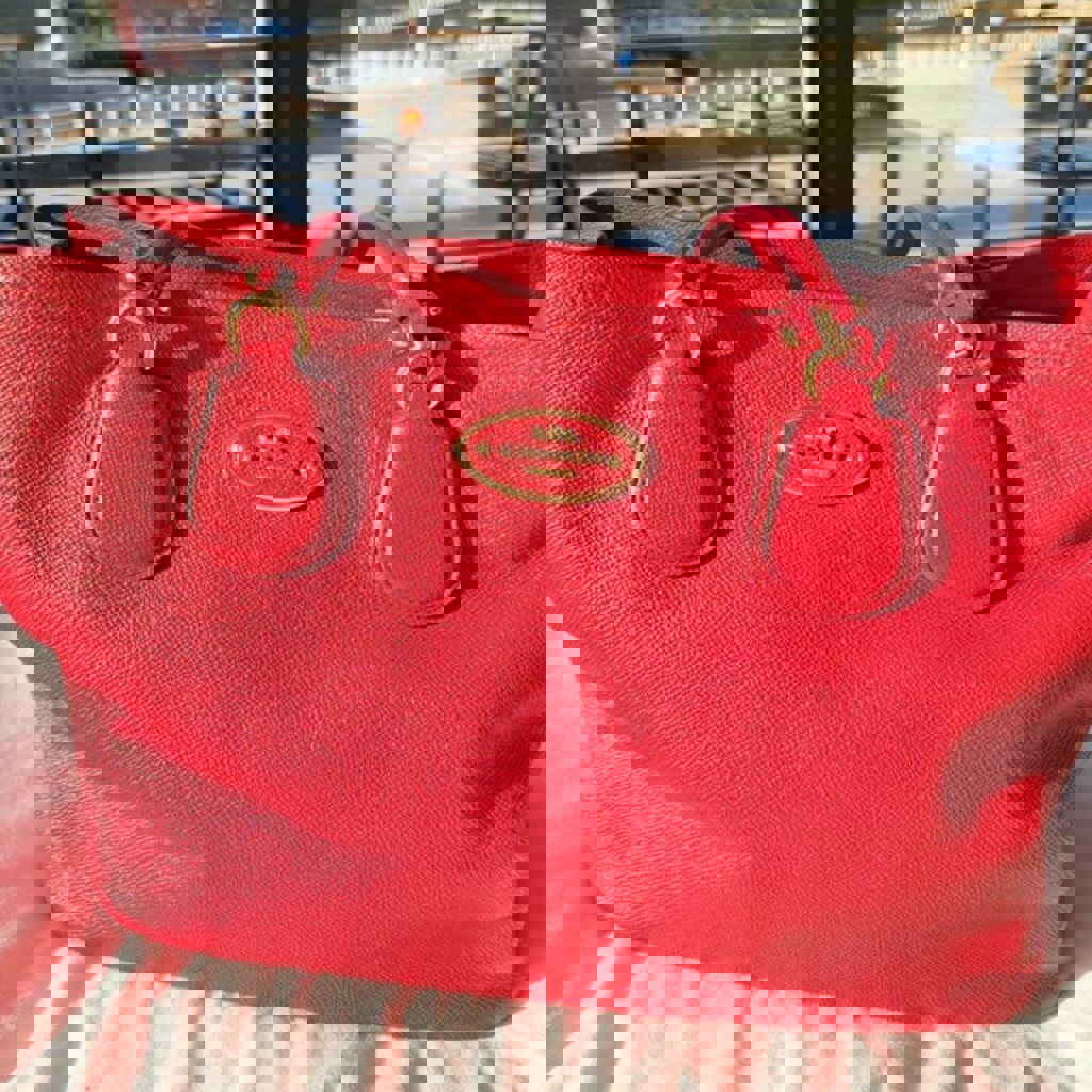 Кожаная сумка Coach