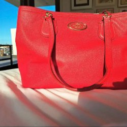 Кожаная сумка Coach - фото 2