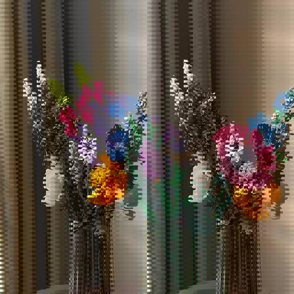 Букет цветов из лего