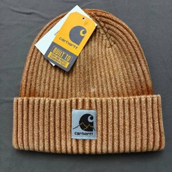 Шапка Carhartt коричневая - фото 2