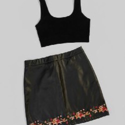 Вельветовый сарафан - фото 3