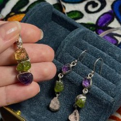 Комплект: сережки и кулон - фото 2