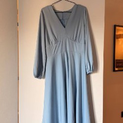 Голубая рубашка Uniqlo - фото 1