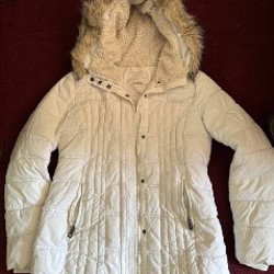 Дутая куртка белая - фото 1