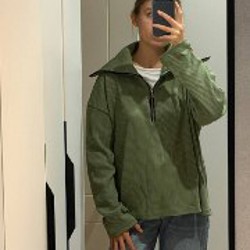 Зеленая кофта лонгслив - фото 8