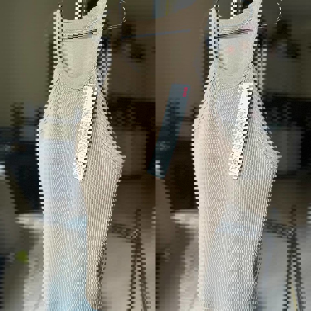 Хлопковая майка-бюстье