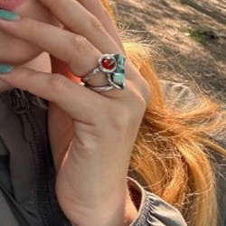 Серебряное кольцо с опалом - фото 4