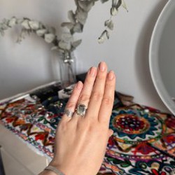 Серебряное кольцо с опалом - фото 5