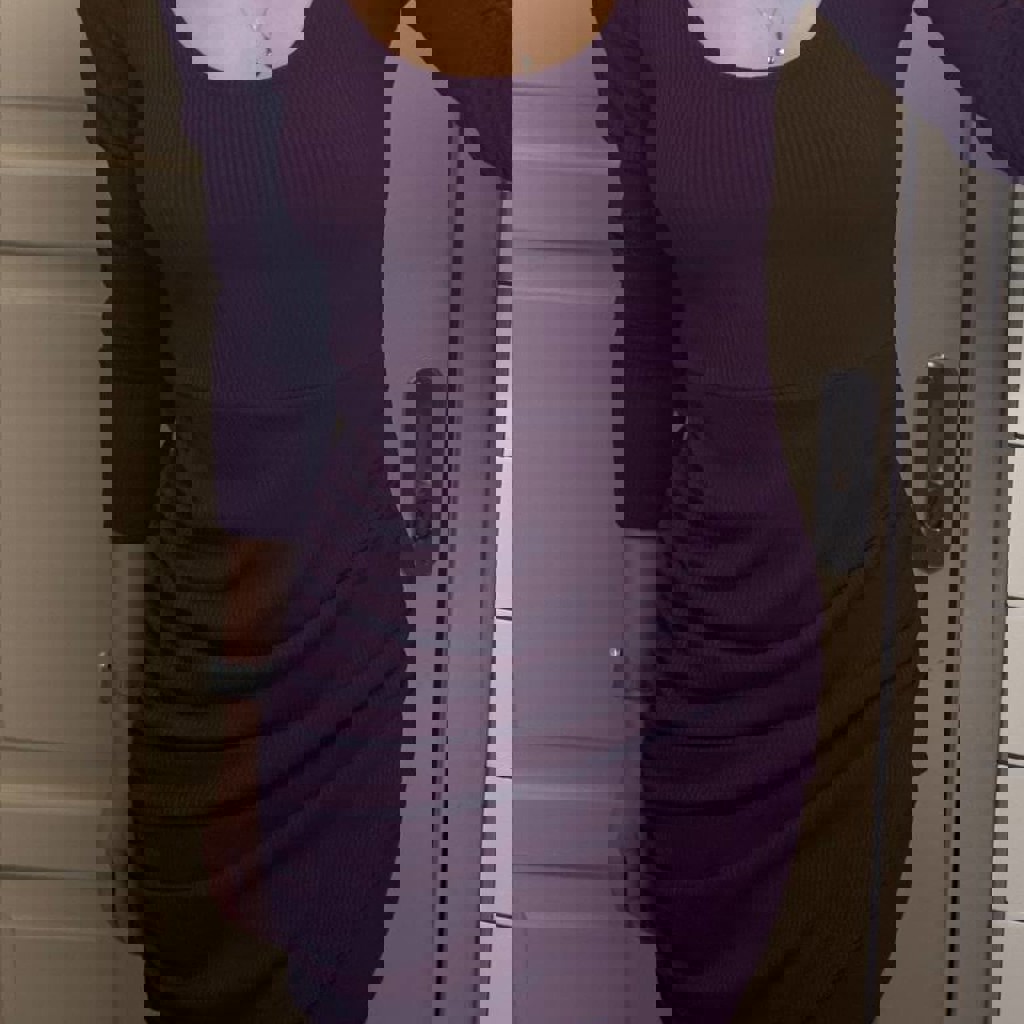 Платье баклажанного цвета