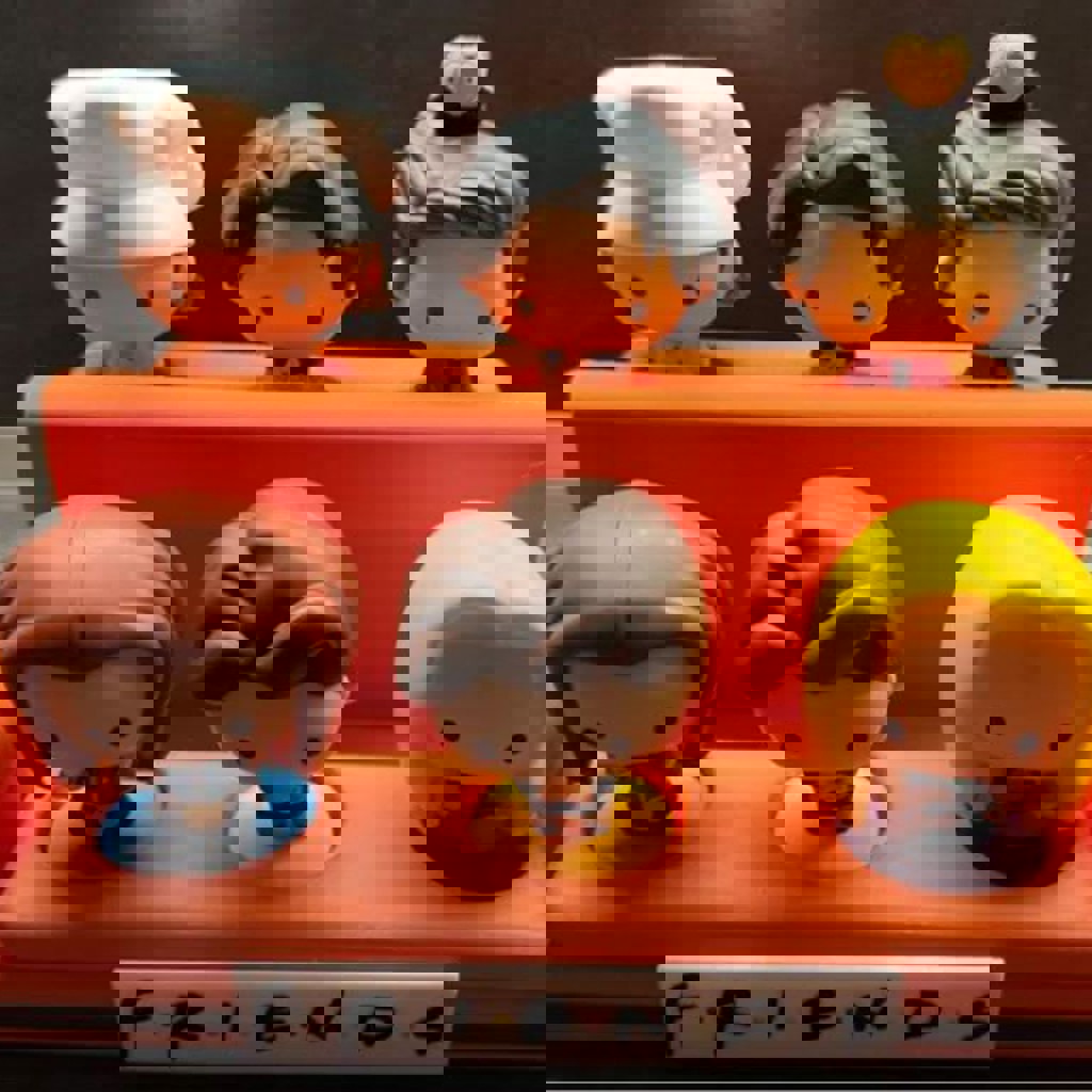 Диван-подставка для фигурок друзей