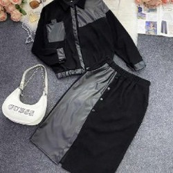 Стильный велюровый костюм - фото 3