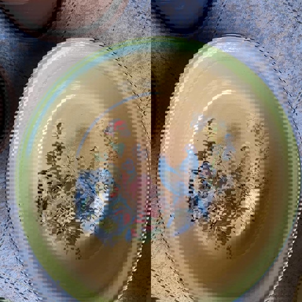 Эмалированный таз