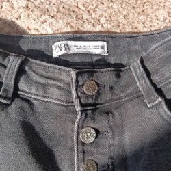 Джинсы-клеш с высокой посадкой - фото 3