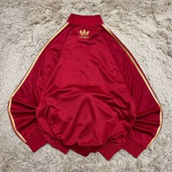 Vintage Adidas With Big Logo On The Back: Black-Gold - фото 7