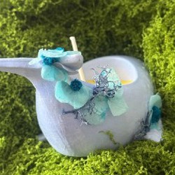 Декоративные свечи в форме китов - фото 7