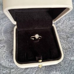 Кольцо серебро с фианитом - фото 2