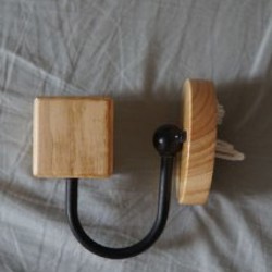 Настенный светильник деревянный - фото 2