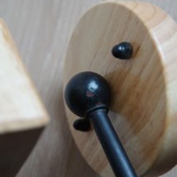 Настенный светильник деревянный - фото 5