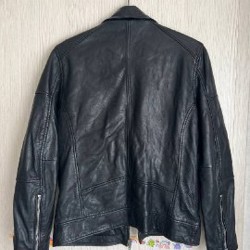 Кожаная куртка мужская ZARA - фото 2