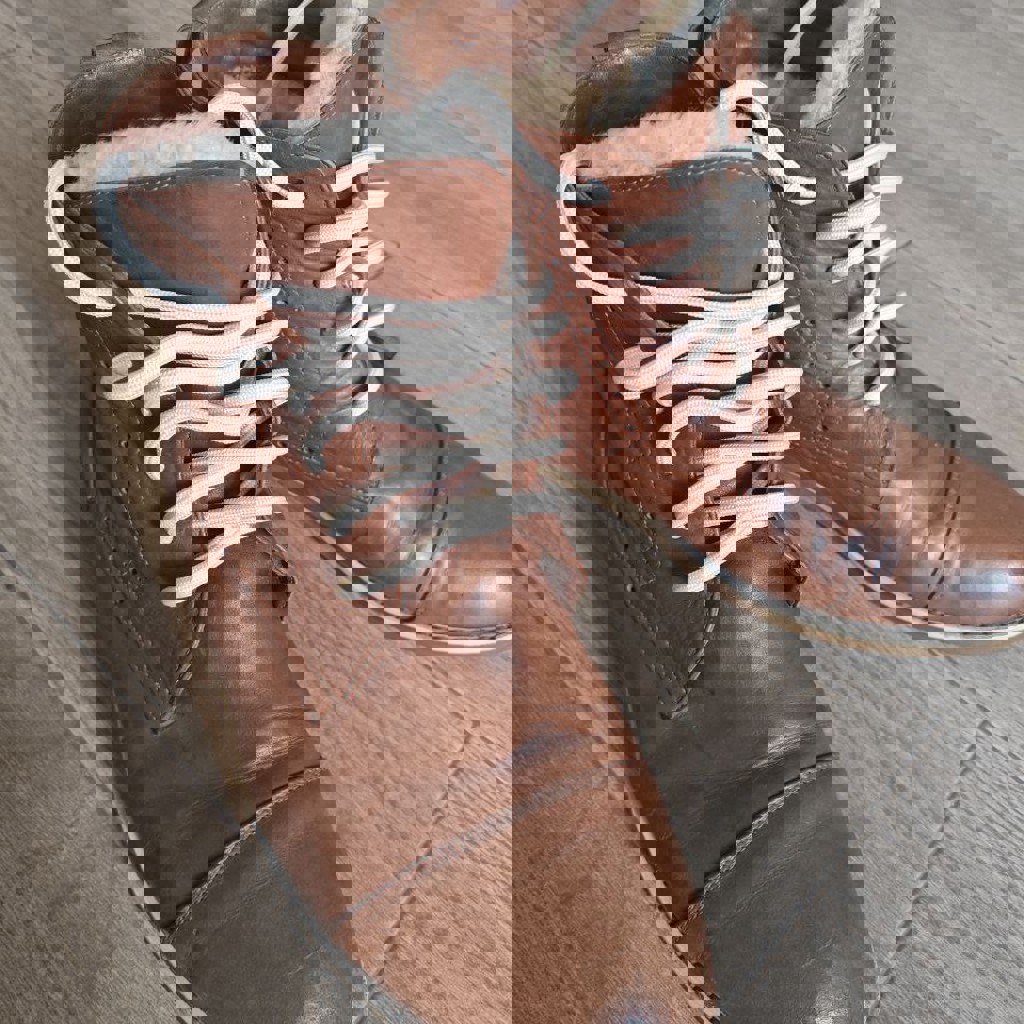 Ботинки кожаные зимние